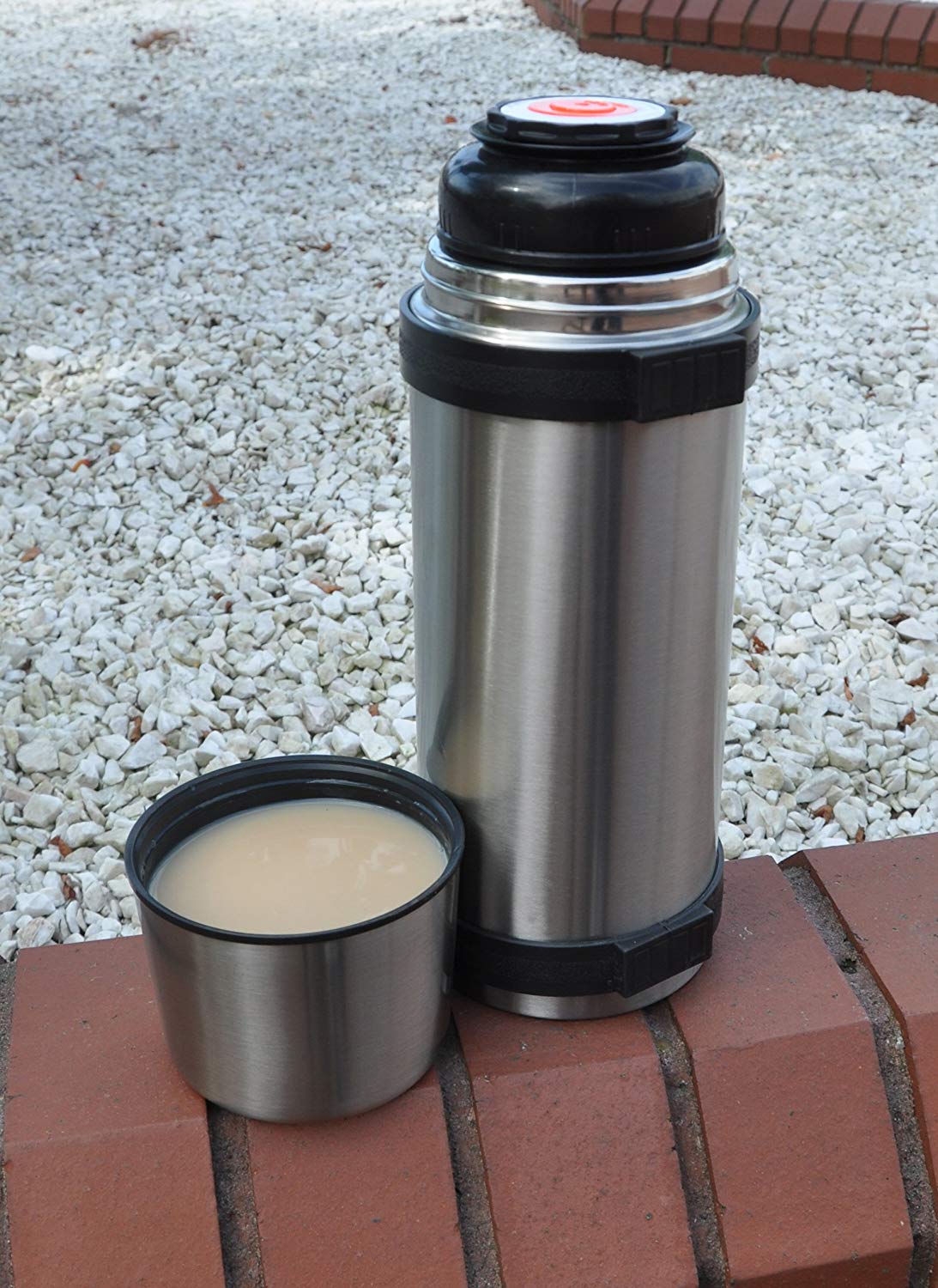 1.5L Stainless Steel Vacuum Flask Hot/Cold Shoulder Strap Cup Mug Drinks Travel 1.5L Stainless Steel Vacuum Flask Hot/Cold Shoulder Strap Cup Mug Drinks Travel
